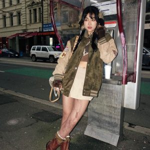 Aelfric Eden Suede Varsity Jacket