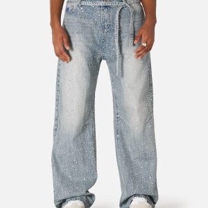 Aelfric Eden Rhinestone Baaggy Jeans