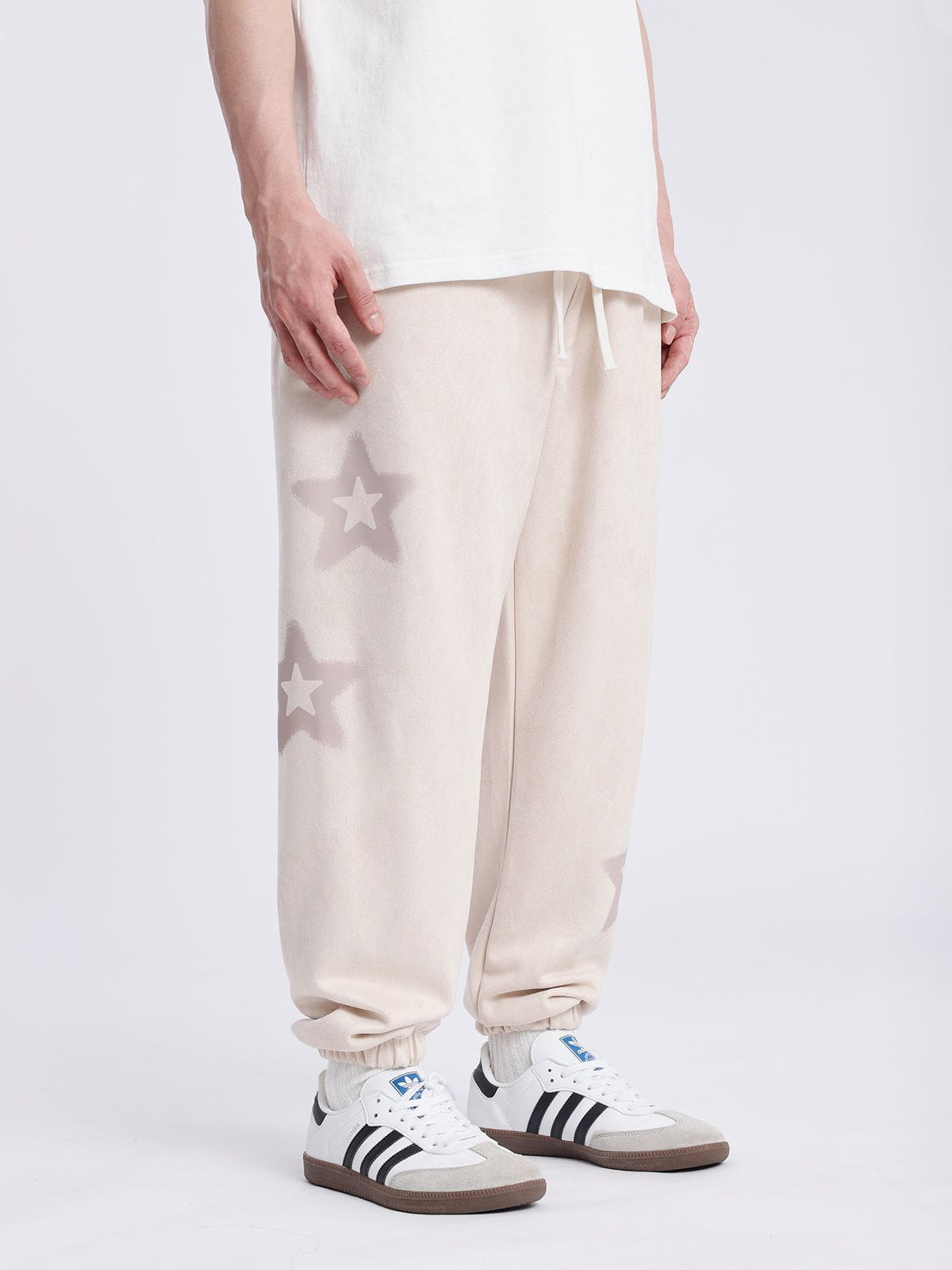 Aelfric Eden Star Print Drawstring Sweatpants - Image 4