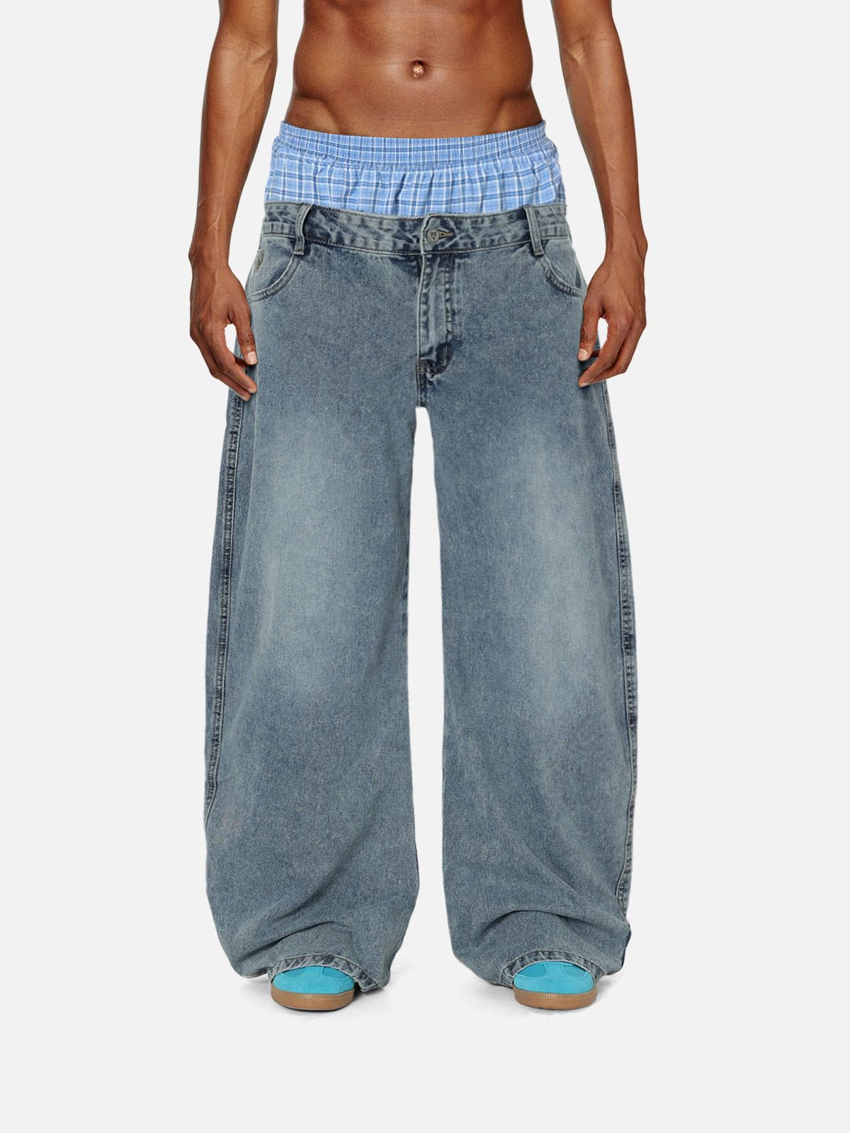 Aelfric Eden Double Waist Baggy Jeans