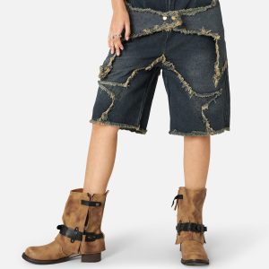 Aelfric Eden Vintage Starry Fringe Jorts
